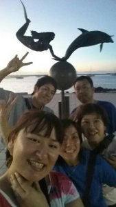 2014年10月24日 ドルフィンウェーブ恒例 さざえ壷焼き海鮮BBQ (^-^)/