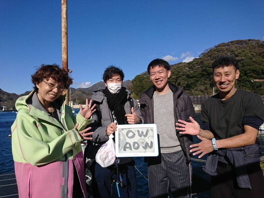 3/10　久々にネコザメ遭遇♪コブダイとも久しぶりに遊んで来ました♪