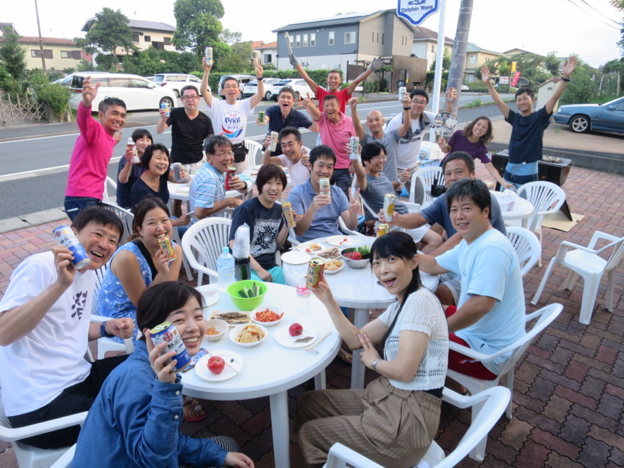 7月20日 総勢22名様とサザエつぼ焼き&ステーキBBQ~(^^)/
