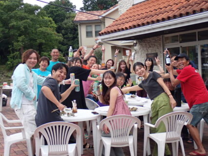 ２０２５年第４回ドルフィンウェーブ恒例豪華サザエつぼ焼き＆ステーキ付き盛り沢山BBQ