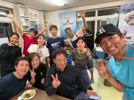 ２０２６年第３回ドルフィンウェーブ恒例豪華サザエつぼ焼き＆ステーキ付き盛り沢山BBQ